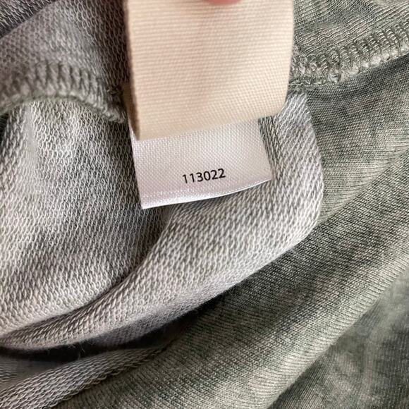 Soft Surroundings Cowl Neck Seam Detail Tunic Top Paisley Boho Olive Green M New - Picture 13 of 13